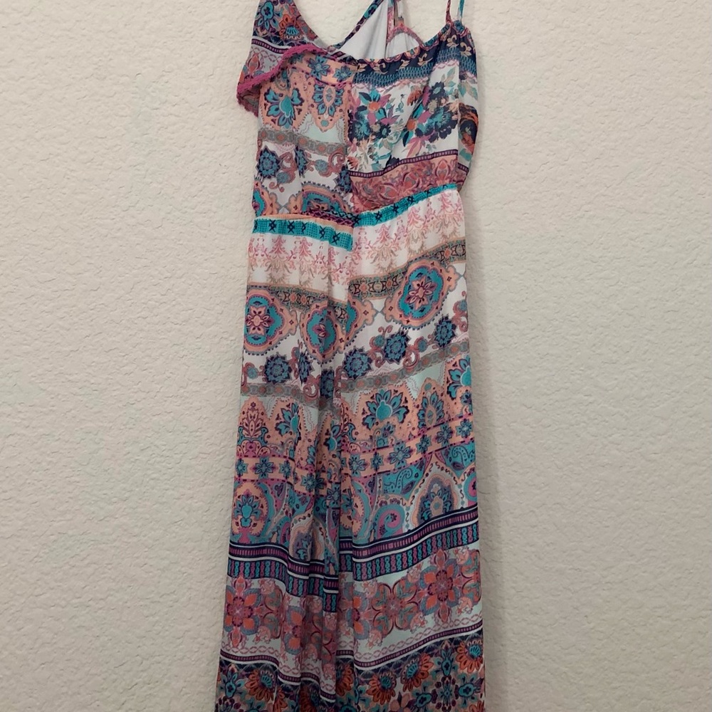Xhilaration Girls Floral Hi Low Dress